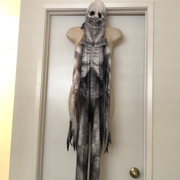 Zombie kids costume jumpsuit size L (10-12) - Picture 1 of 6